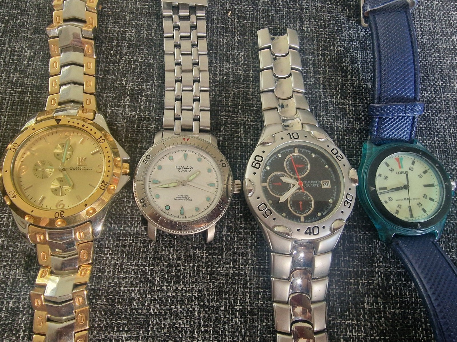 4 heren horloges, Ophalen of Verzenden, Zo goed als nieuw, Overige merken