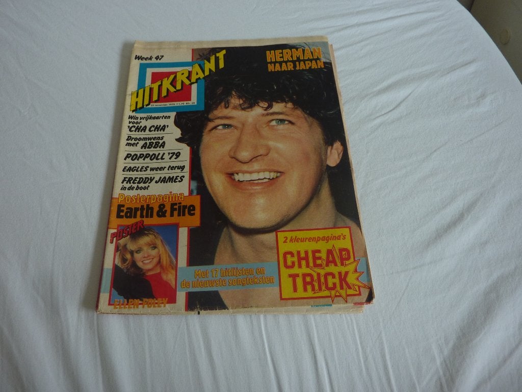 HITKRANT 1979-EARTH & FIRE-HERMAN BROOD-ABBA-ELLEN FOLEY, Verzenden, 1960 tot 1980, Tijdschrift