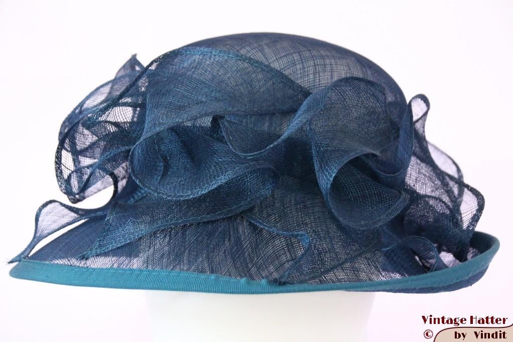 Dameshoed Complit by Marisa blauw sisal sinamay 58 nieuw, Complit by Marisa, Hoed, Nieuw, Ophalen of Verzenden