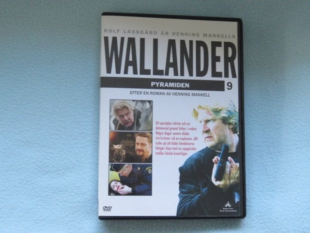 Zweedse DVD: Wallander - Pyramiden - Rolf Lassgård, Vanaf 16 jaar, Ophalen of Verzenden, Zo goed als nieuw, Inclusief doosje