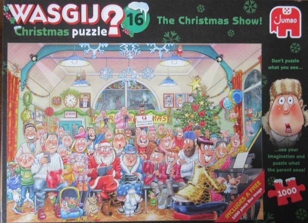Puzzel WasGij? - The Christmasshow, Ophalen of Verzenden, Meer dan 1500 stukjes, Zo goed als nieuw, Legpuzzel