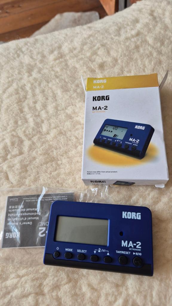 Korg MA-2-BLBK metronoom blauw zwart

Nieuw, Ophalen of Verzenden, Nieuw