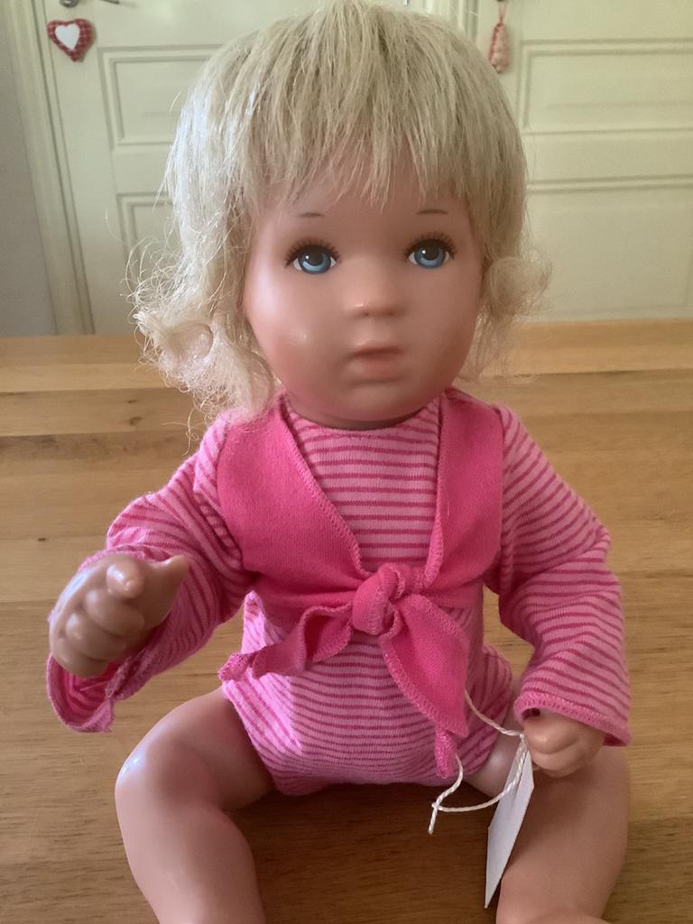 Kathe Kruse Bade Baby 30 cm., Verzamelen, Poppen, Ophalen of Verzenden, Zo goed als nieuw, Pop