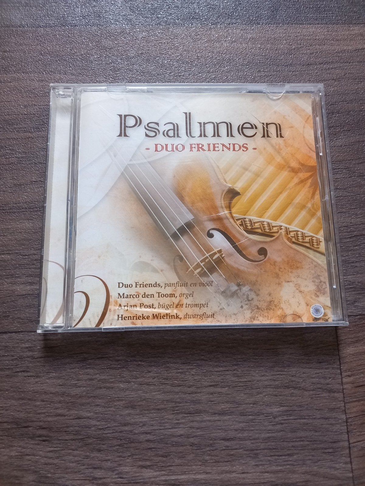 CD Psalmen duo friends panfluit, viool, orgel, bügel, trompe, Ophalen of Verzenden, Zo goed als nieuw