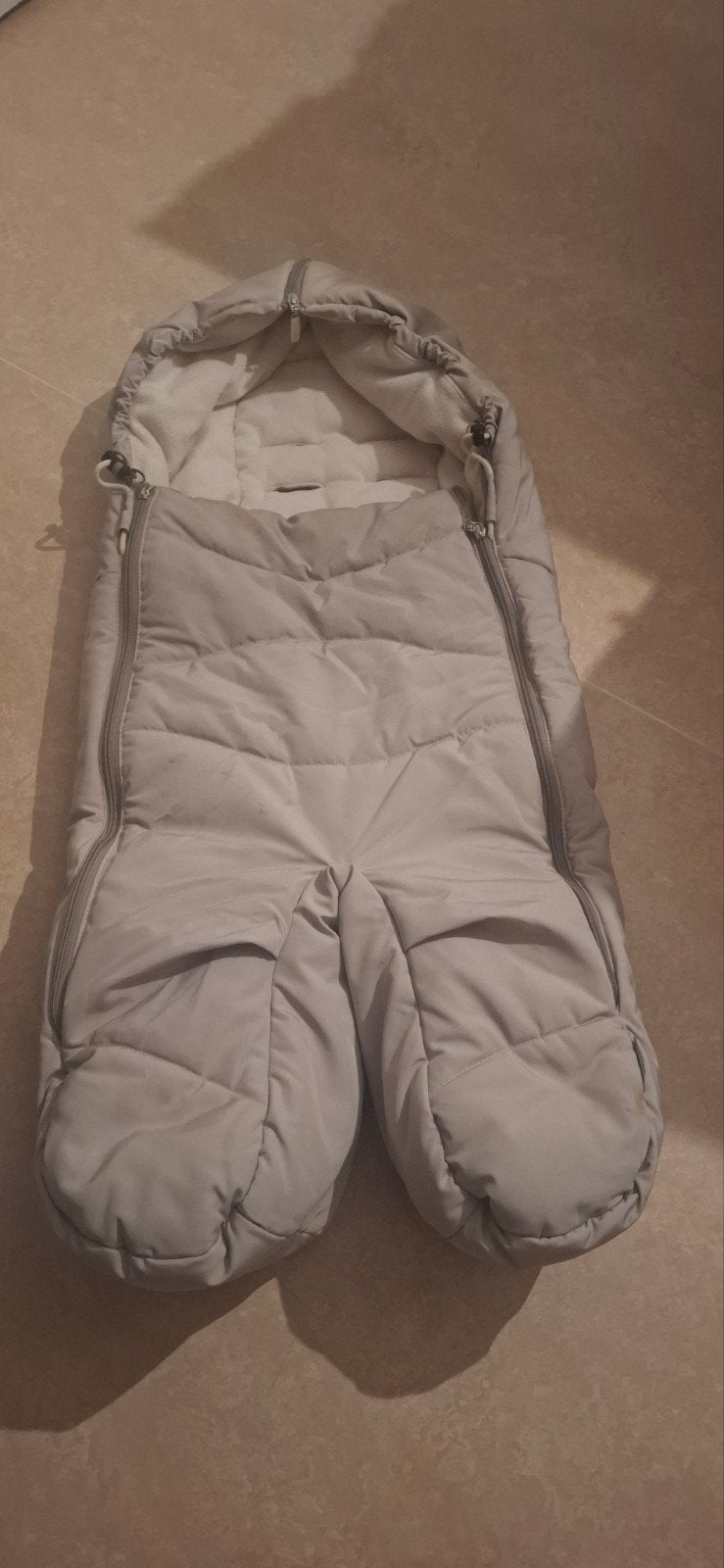 Stokke Xplory Slaapzak/Voetenzak - Beige, Ophalen, Zo goed als nieuw, Overige merken