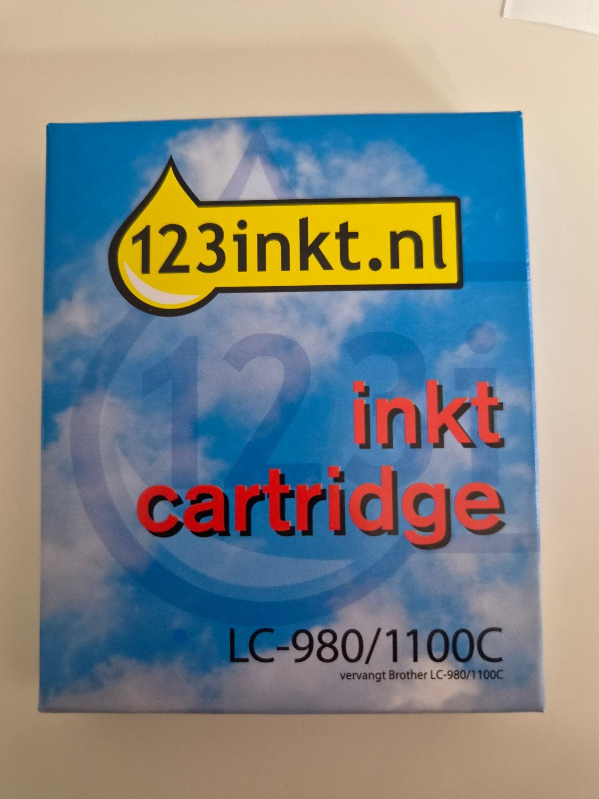 1x Cartridge 123-inkt LC-989/1100C voor Brother, Computers en Software, Ophalen of Verzenden, Nieuw