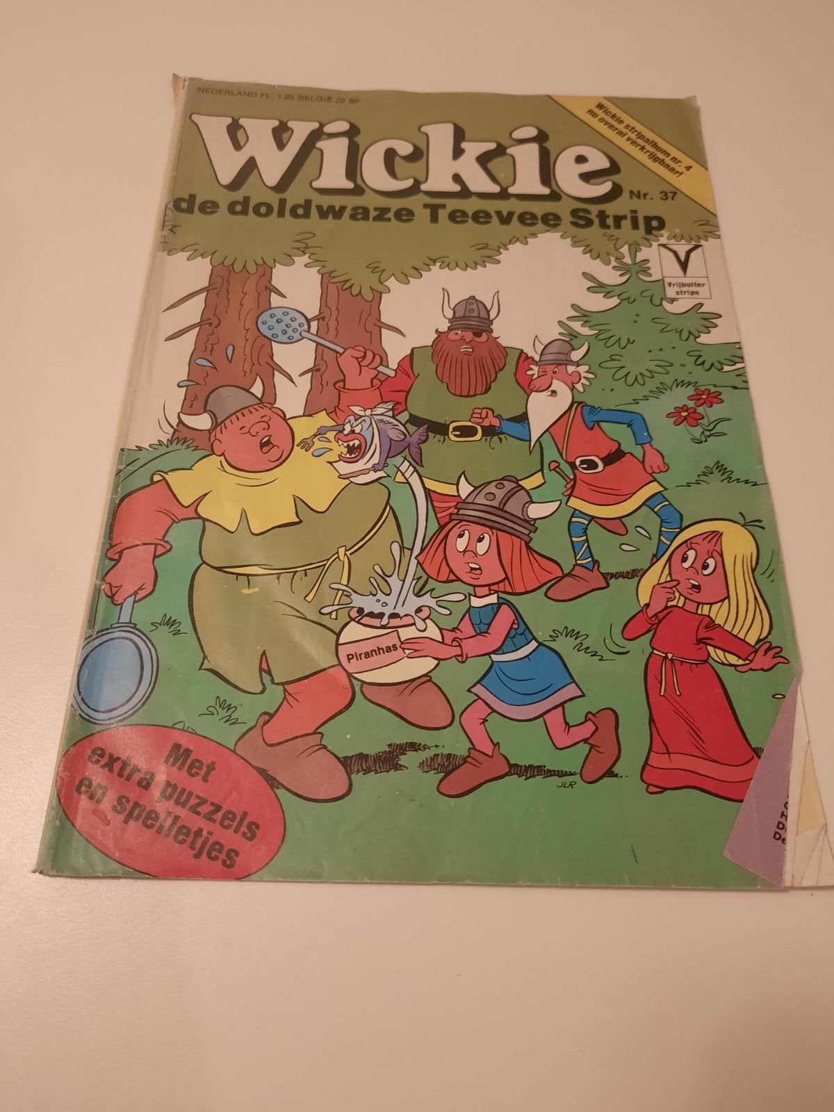 Wickie de Viking Stripboek Nr. 37 - De Doldwaze Teevee Strip, Boeken, Stripboeken, Eén stripboek, Ophalen of Verzenden, Gelezen