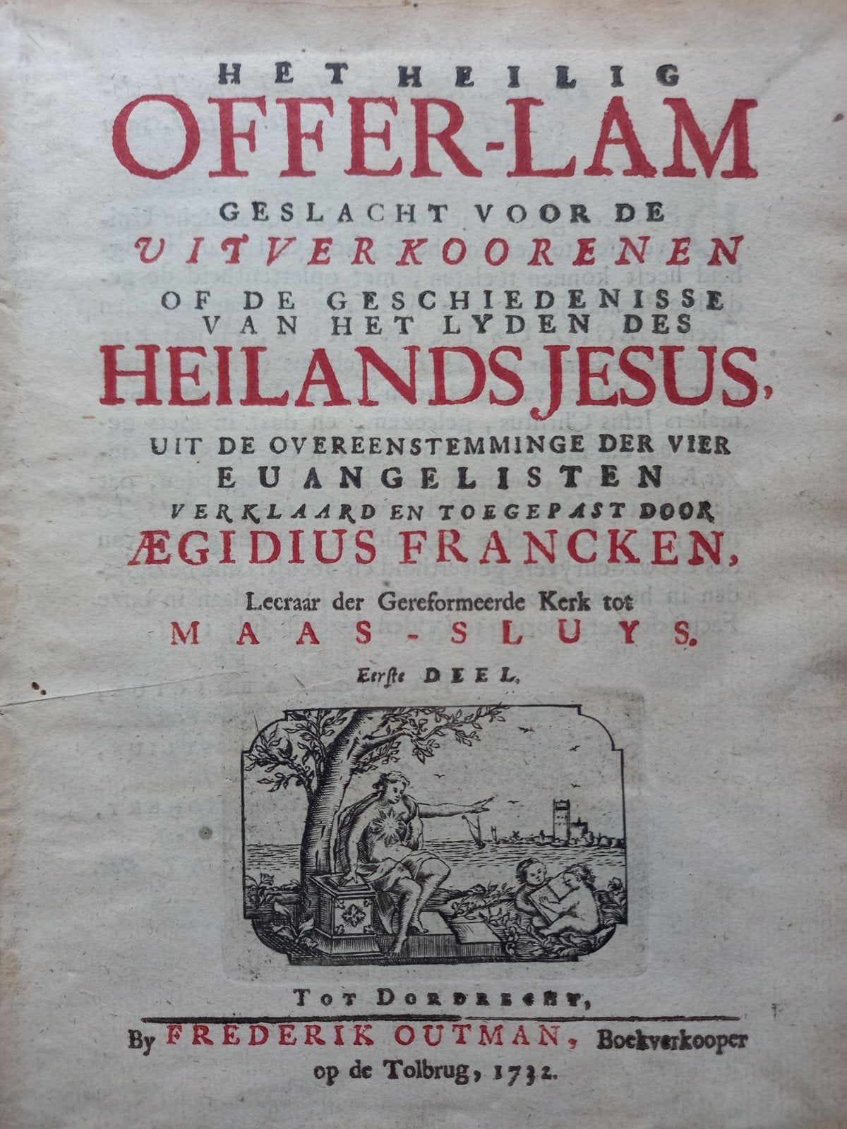 Het Heilig Offer-Lam - Aegidius Francken (1732), Antiek en Kunst, Ophalen of Verzenden, Aegidius Francken