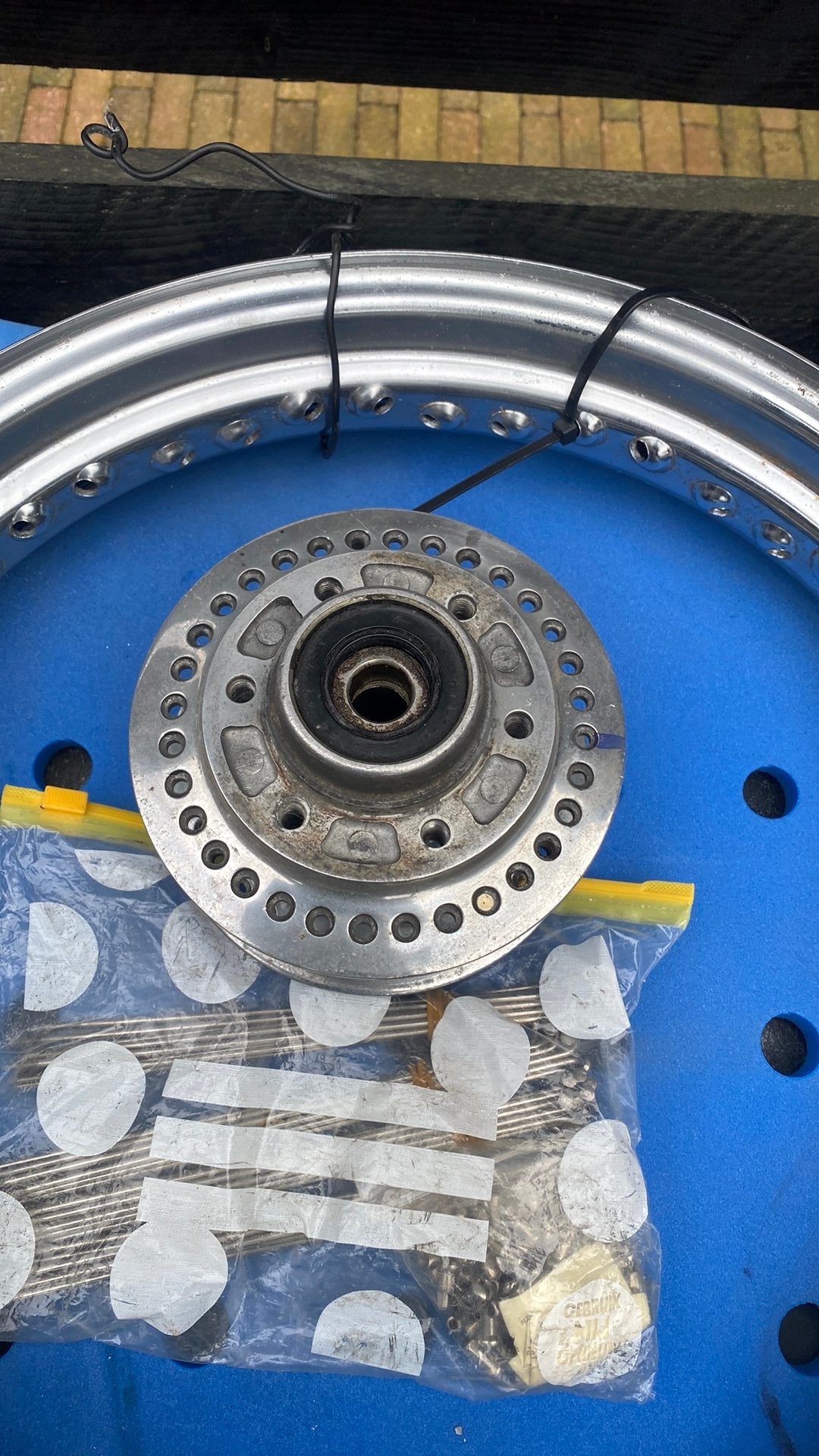 Velgenset yamaha xs 650 Heritage Special bagagerek, Ophalen of Verzenden, Gebruikt