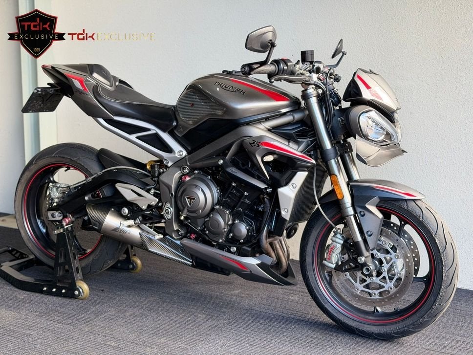 TRIUMPH STREET TRIPLE 765 RS ZARD TOPSTAAT (SPEED 675 TIGER), Motoren, Motorrijbewijs A, Bedrijf, 765 cc, Meer dan 35 kW
