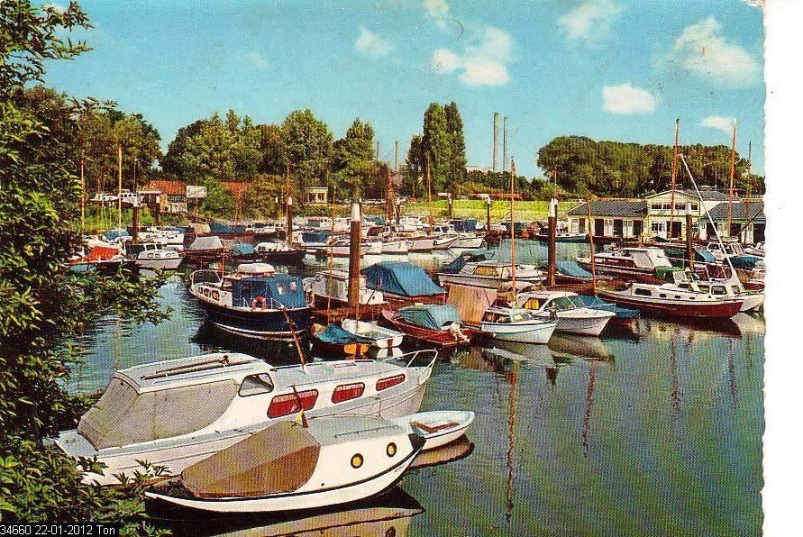 Ansichtkaart	Dordrecht	Wantij	Jachthaven, Verzenden, 1960 tot 1980, Gelopen, Zuid-Holland