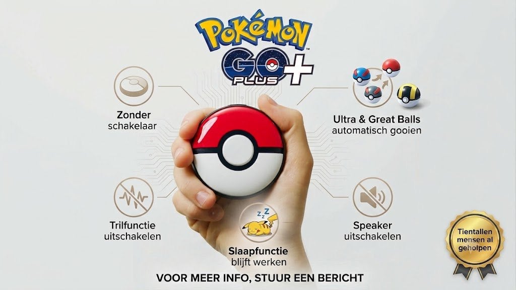 Pokémon Go Plus + Modificatie Service, Gebruikt, Mobiel, Overige typen, Nintendo