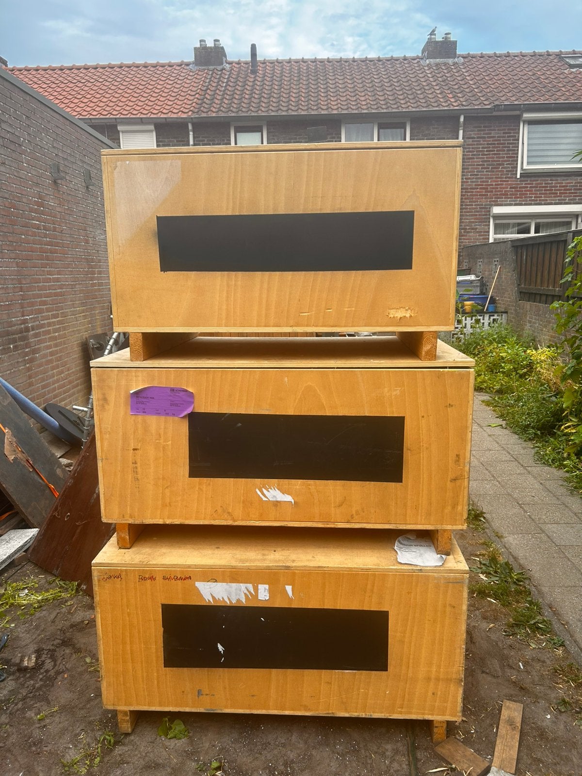 3x Opbergdozen, Kooi, Minder dan 75 cm, Zo goed als nieuw, Ophalen