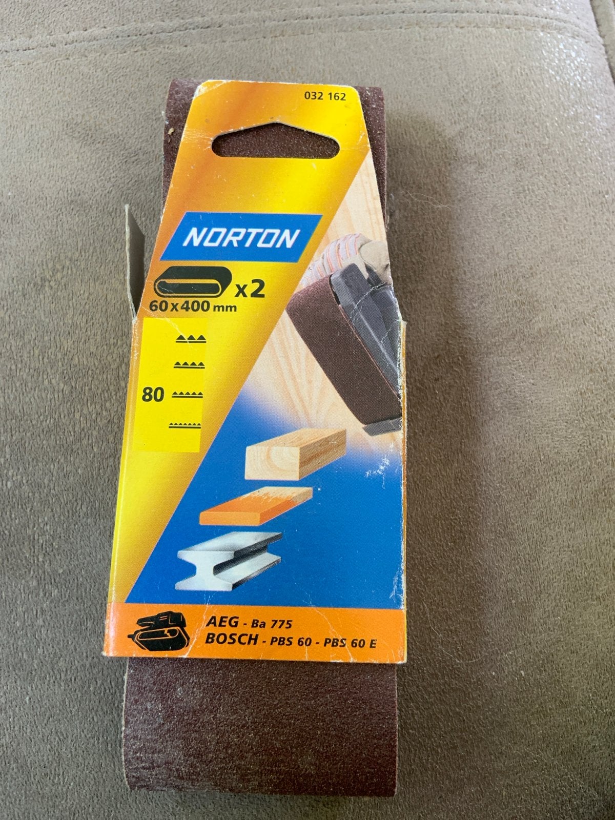 NORTON Schuurpapier 60x400mm K80 voor bandschuurmachine, Ophalen of Verzenden, Nieuw, Bandschuurmachine