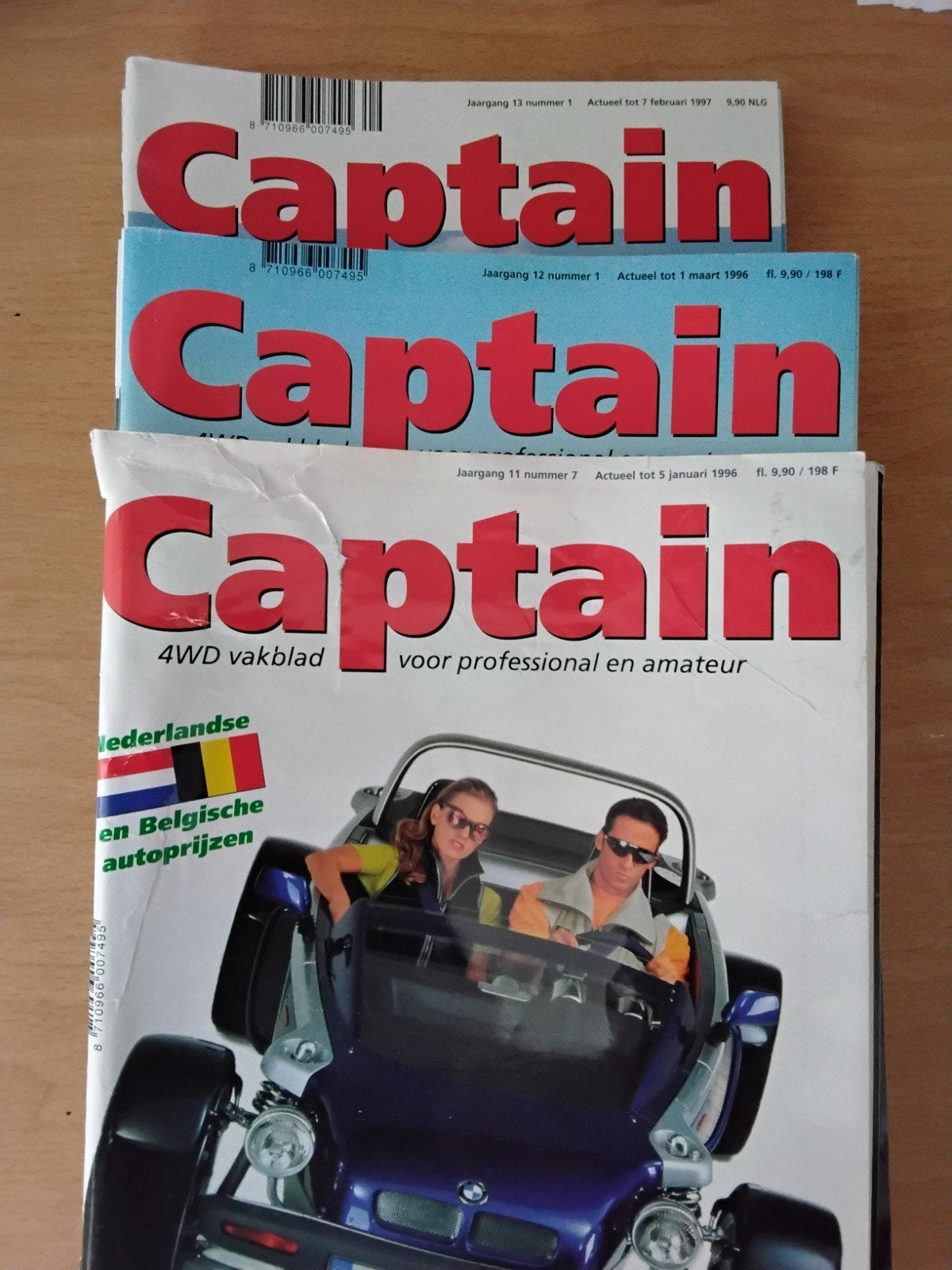 14 x : Captain 4WD vakblad - Diverse edities jaren 90, Ophalen of Verzenden, Gelezen, Overige typen