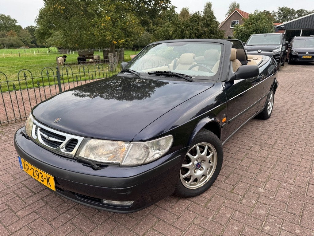 Saab 9-3 9-3  Cabrio 2.0 *Saab Specialist onderhouden*, Auto's, Saab, Euro 2, Gebruikt, 4 cilinders, Cabriolet