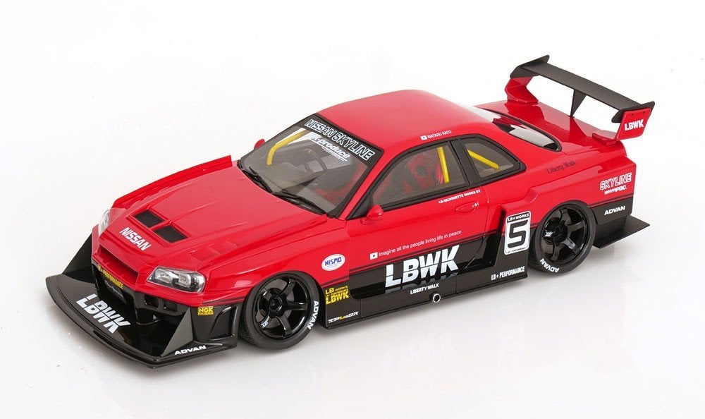 Nissan Skyline R34 GT-R 2020 "Super Silhouette LB Works" Roo, Overige merken, Tschuiten@hotmail.com, Auto, Frankrijk