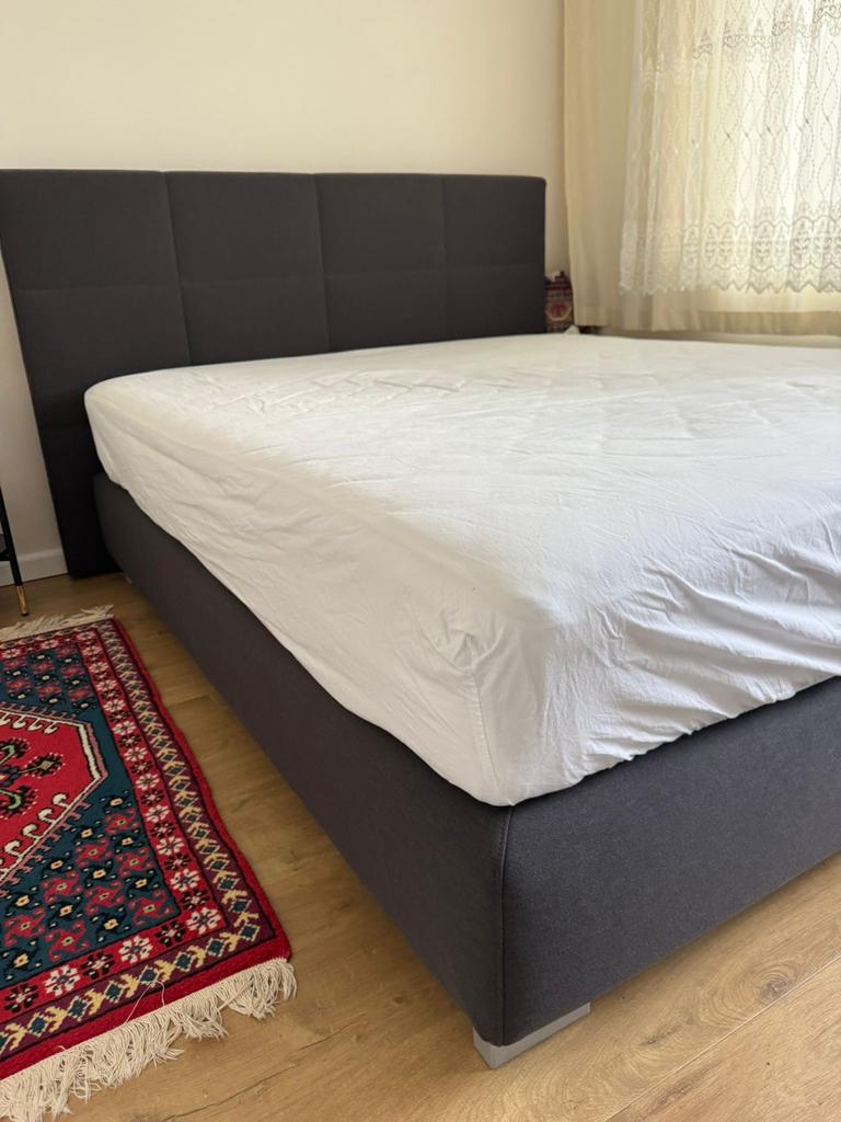 Tweepersoons boxsping Met spoed weg!, Ophalen, Gebruikt, Tweepersoons, 200 cm