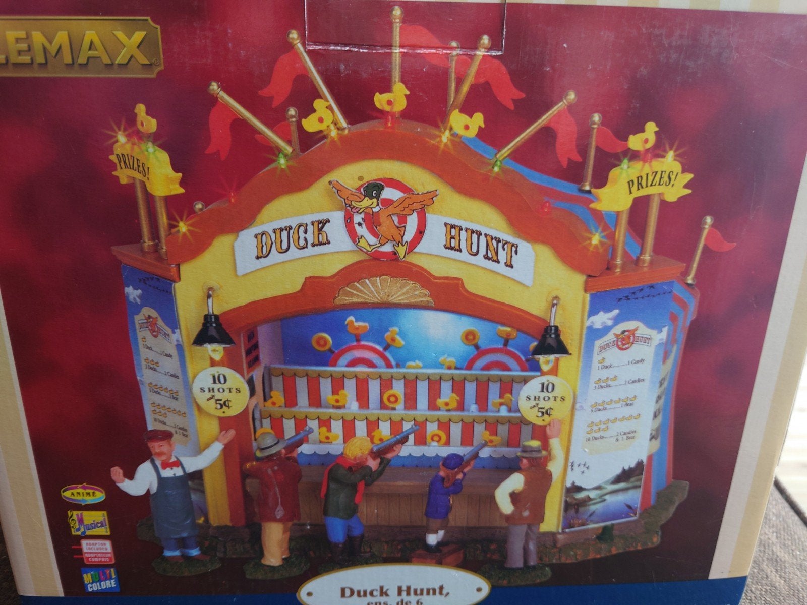 Grote collectie Lemax kermis en kerstdorp items, Ophalen, Zo goed als nieuw