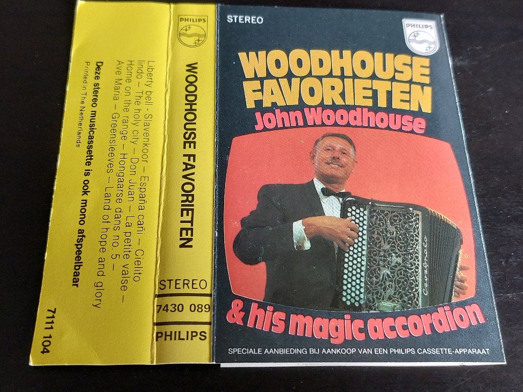 JOHN WOODHOUSE - WOODHOUSE FAVORIETEN (MC), Cd's en Dvd's, Overige genres, 1 bandje, Ophalen of Verzenden, Zo goed als nieuw