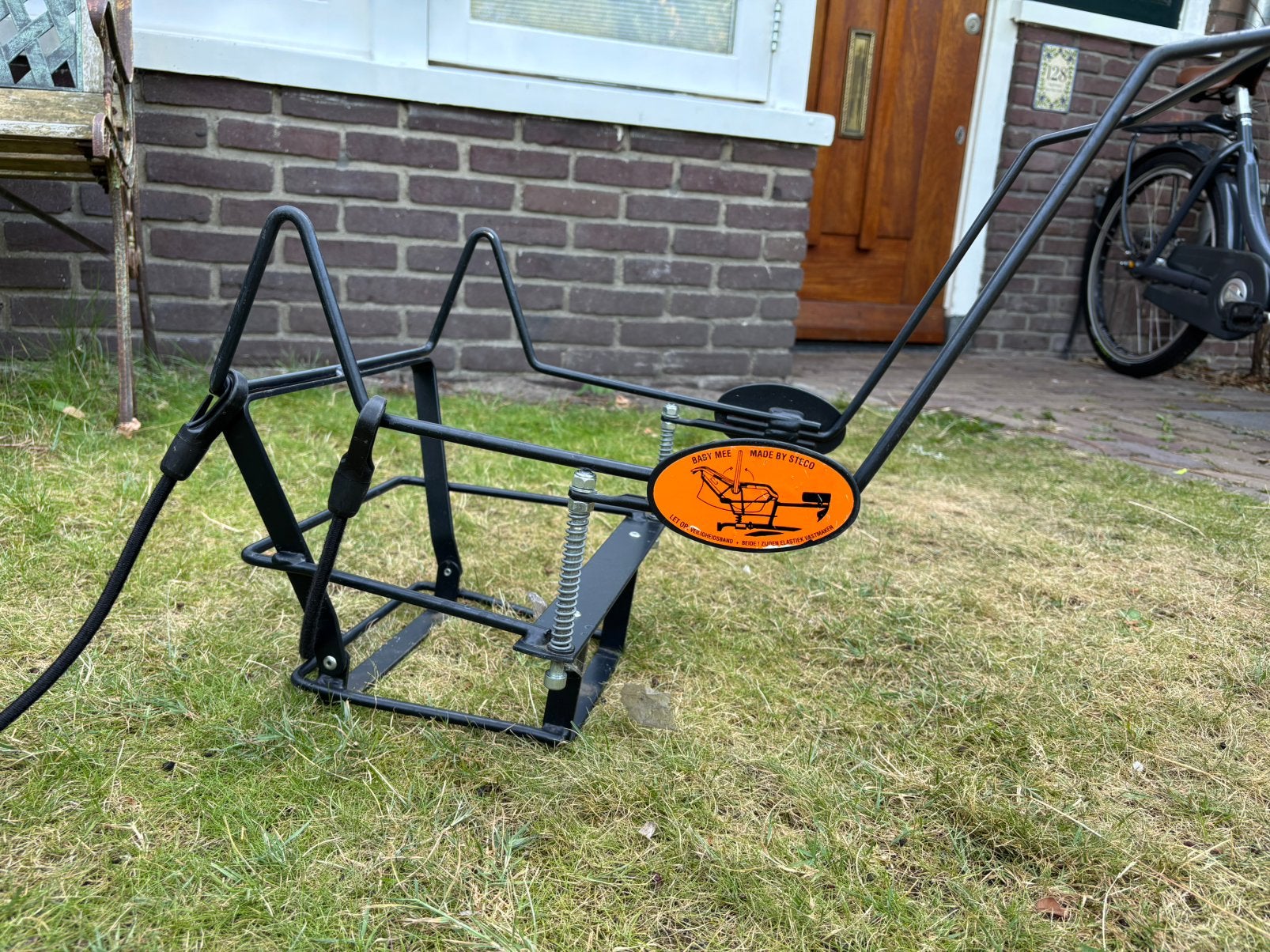 Steco baby mee maxicosy houder + montageset bakfiets, Ophalen, Zo goed als nieuw, Kinderkar, Minder dan 20 kg