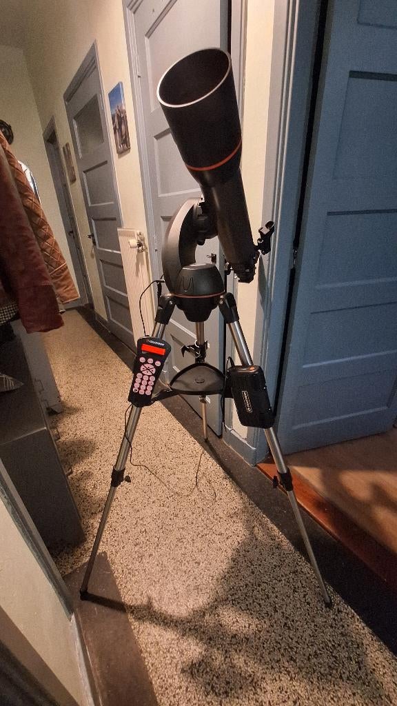 Celestron Nexstar 102 SLT computergestuurde telescoop, Audio, Tv en Foto, Optische apparatuur | Telescopen, Ophalen, Lenzentelescoop (refractor)