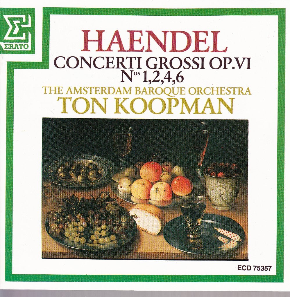 Georg Haendel / Ton Koopman, Overige typen, Ophalen of Verzenden, Zo goed als nieuw, Classicisme