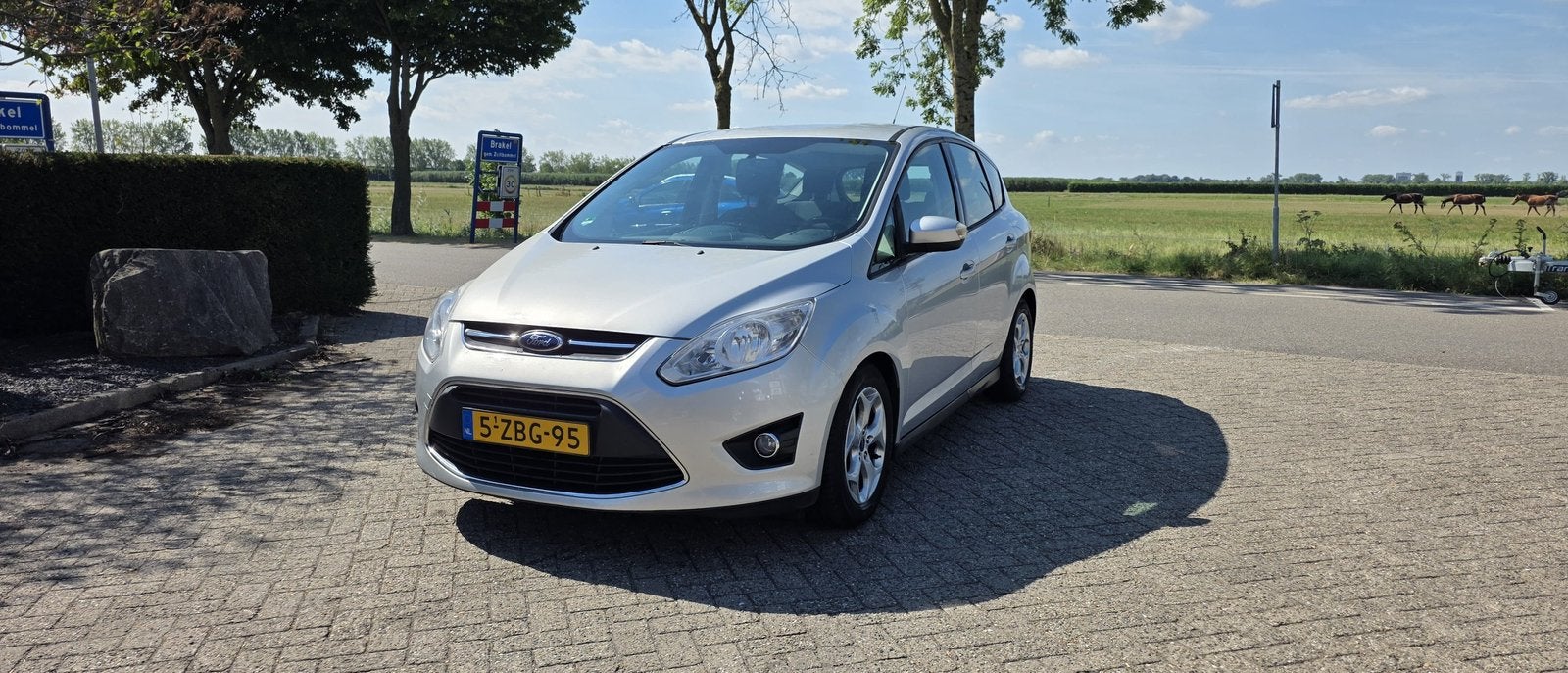 Ford C-Max 1.0 125 PK 2013 Grijs, Voorwielaandrijving, Zwart, 4 cilinders, Lichtsensor