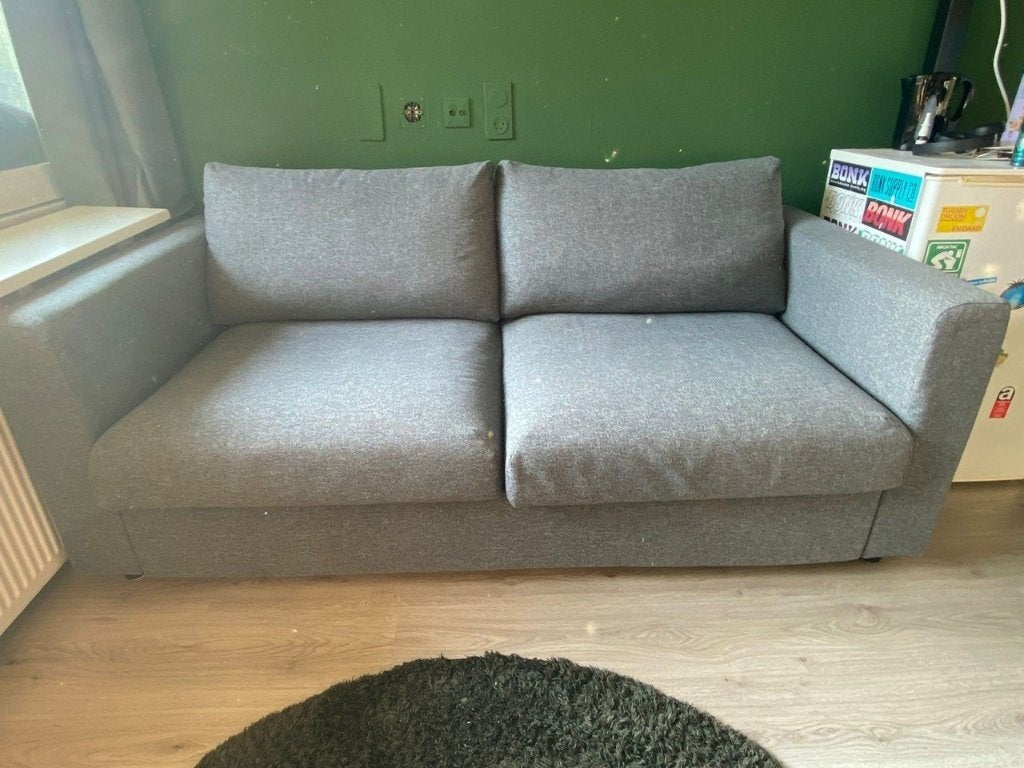 IKEA Vimle slaapbank 2-zits grijs, Ophalen, 100 cm, Tweepersoons, 190 cm of minder