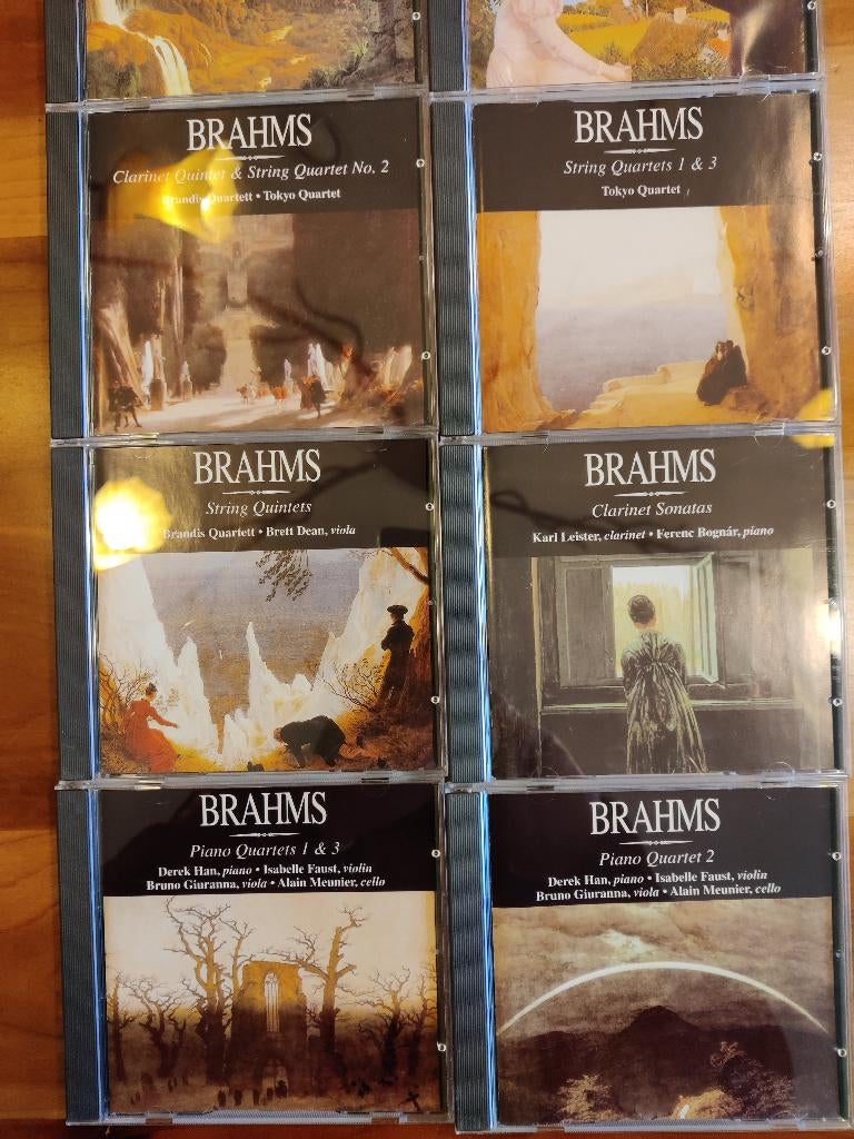12 klassieke CD's van Johannes BRAHMS, Ophalen of Verzenden, Romantiek, Zo goed als nieuw, Kamermuziek