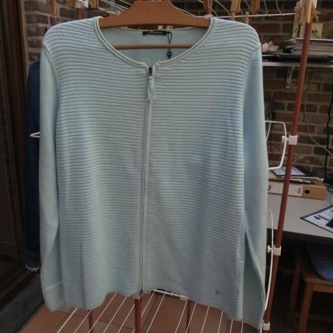 Gileetje nieuw azuurblauw Olsen mt 38-40, Kleding | Dames, Truien en Vesten, Maat 38/40 (M), Olsen, Blauw, Nieuw