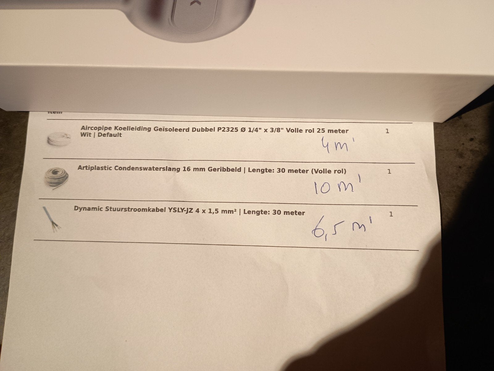 Nieuw Airco Installatiepakket: Pijp, Slang, Stroomkabel, Witgoed en Apparatuur, Airco's, Ophalen, Nieuw, 3 snelheden of meer, 100 m³ of groter