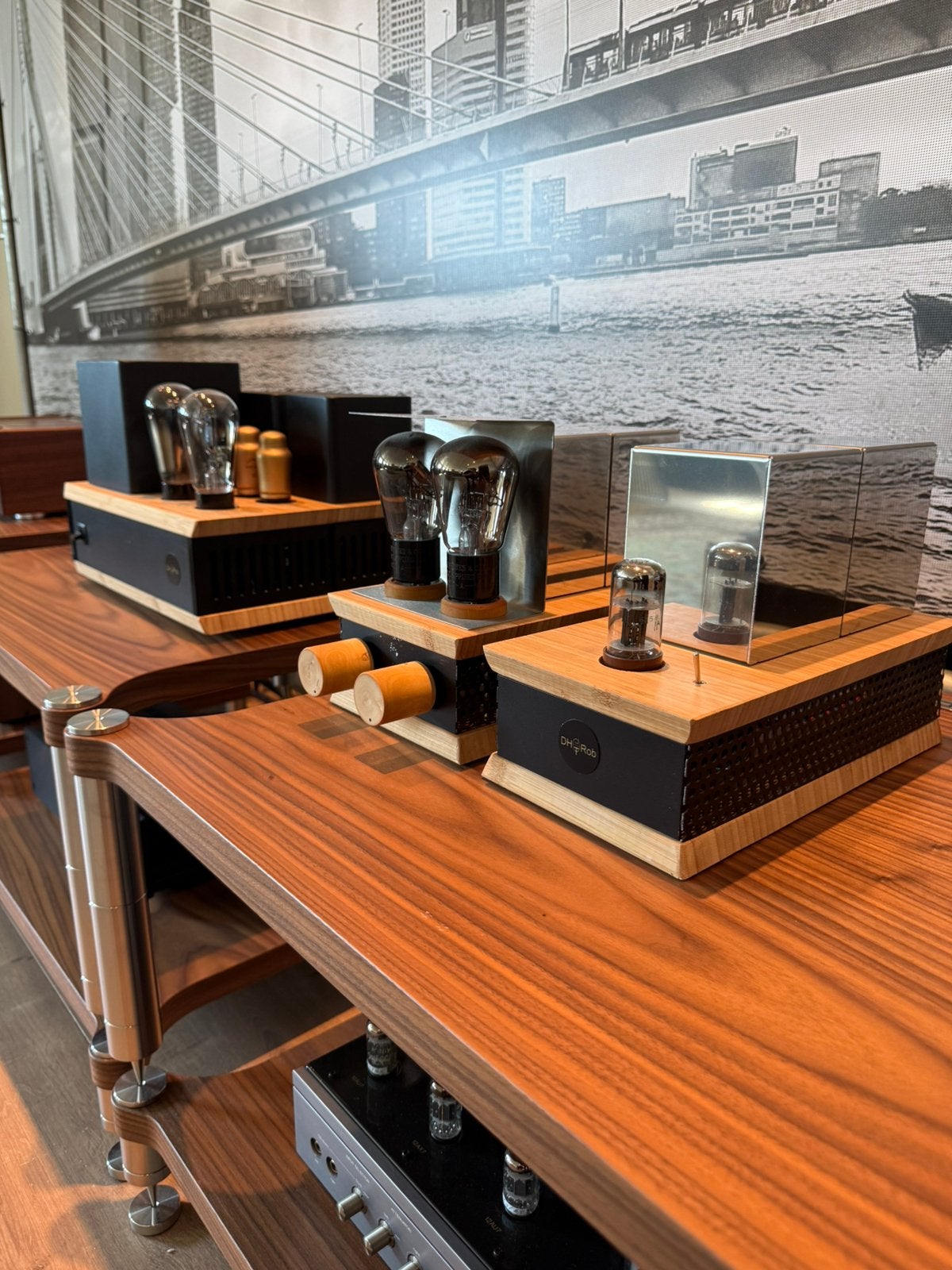 DHT Rob versterker set voor & eind 245 buis, Versterker, Info@audiohaven.nl, Ophalen of Verzenden, 6827BA