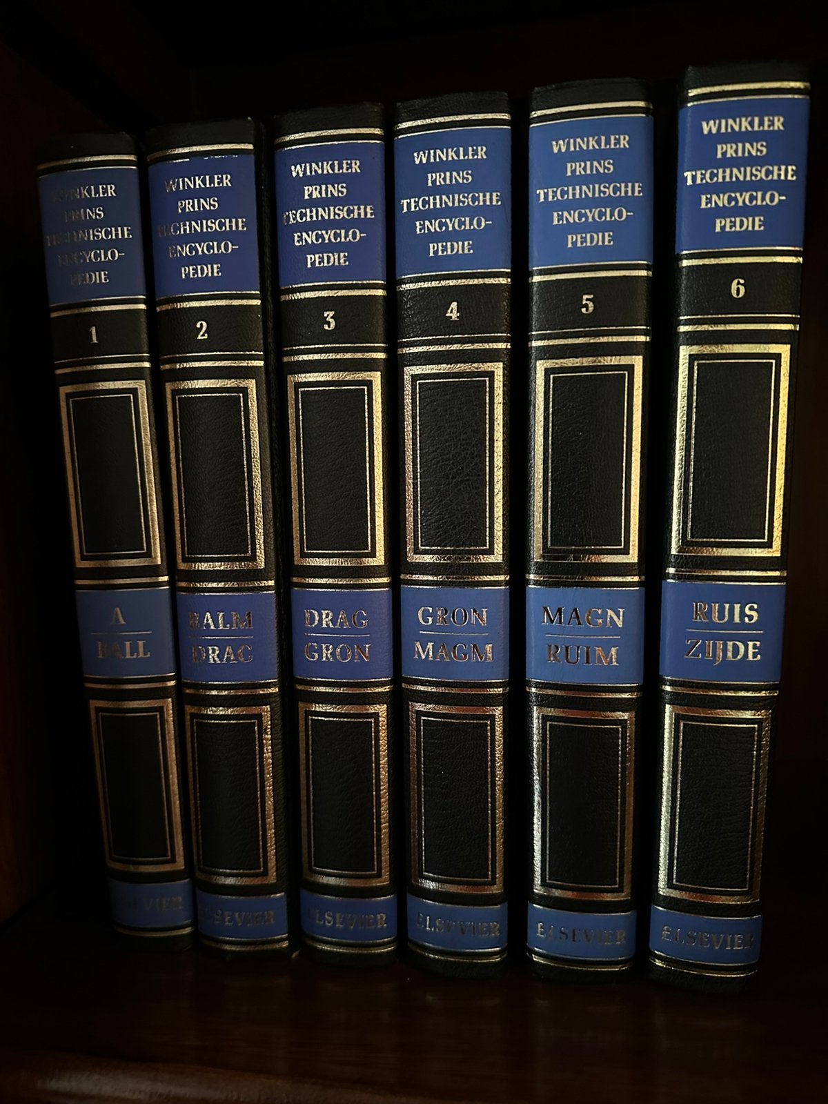 Winkler Prins Technische Encyclopedie, volledige serie, 1975, Ophalen, Zo goed als nieuw, Algemeen