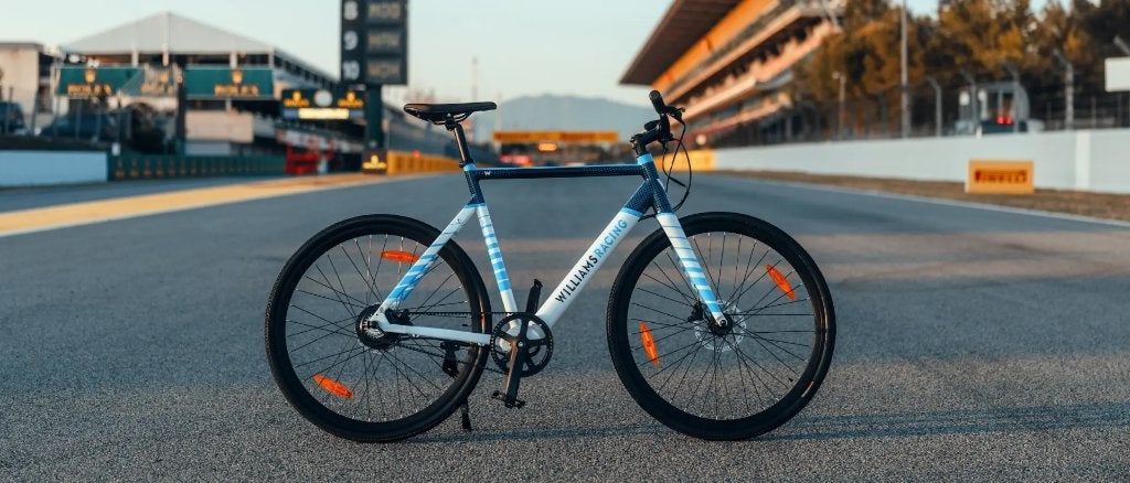 Williams F1 racing Hybrid e-bike 2023 maat L, Ophalen, Zo goed als nieuw, 30 tot 50 km per accu, Overige merken