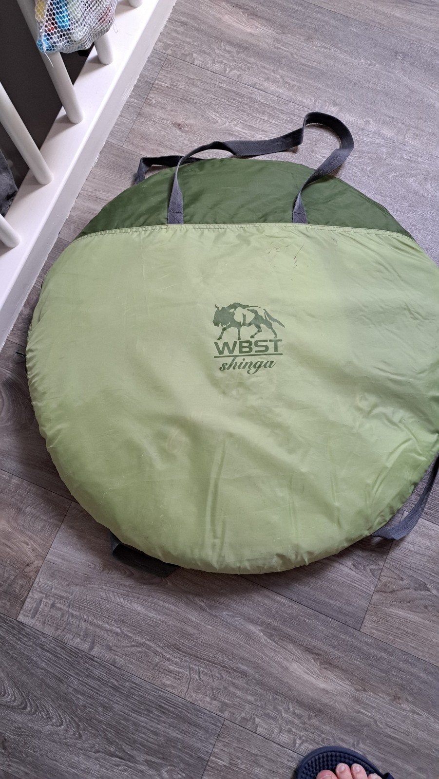 1-persoons pop-up tent WBST Shinga, Ophalen