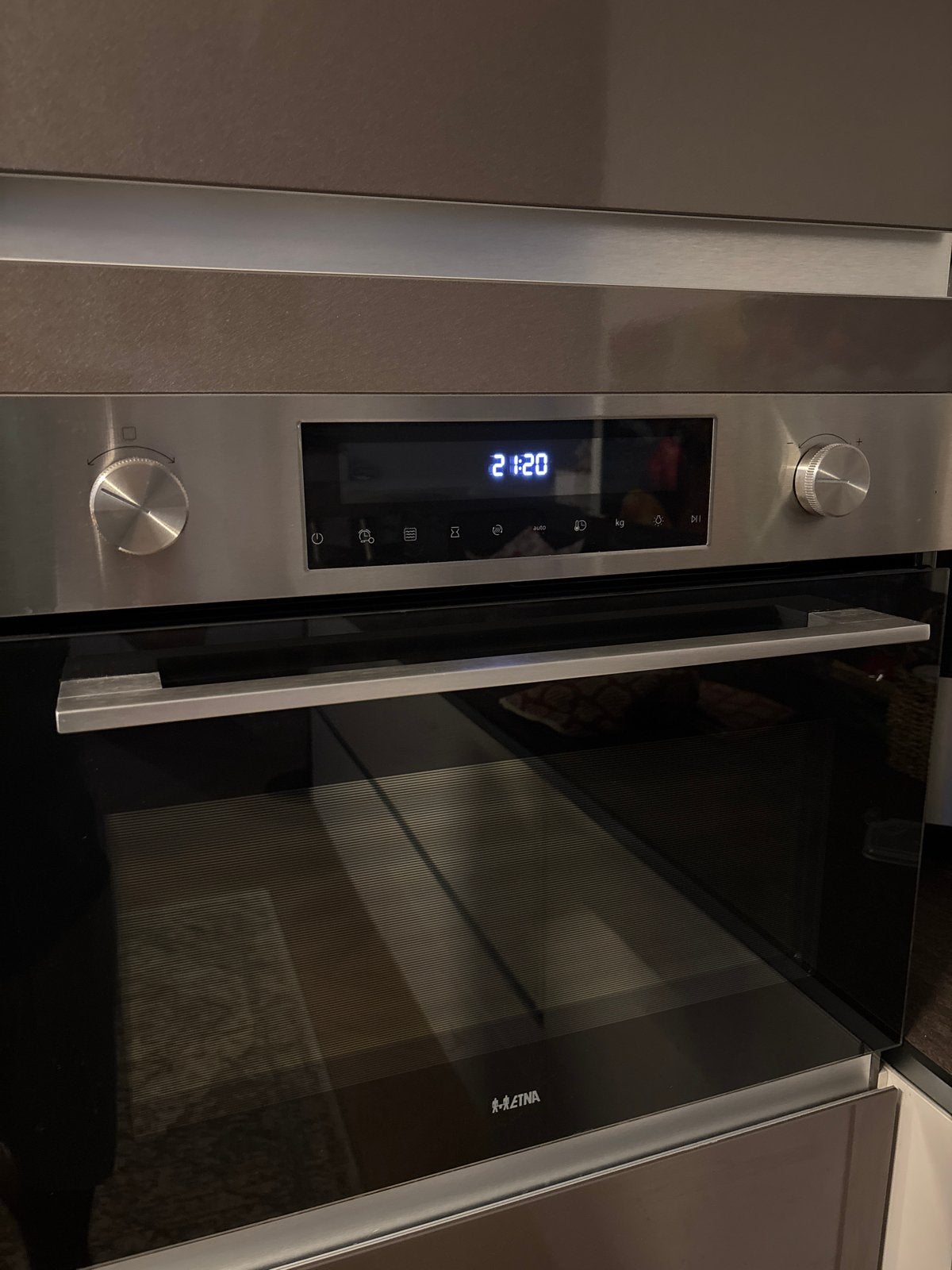 Etna CM450RVS combi-oven met magnetronfunctie, Ophalen, Gebruikt, Combi-oven, Inbouw