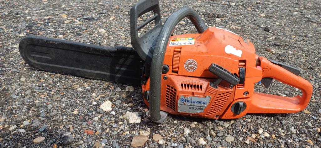 Husqvarna 357xp 45cm kettingzaag, Gebruikt, Kettingzaag, Ophalen of Verzenden, 30 tot 70 mm