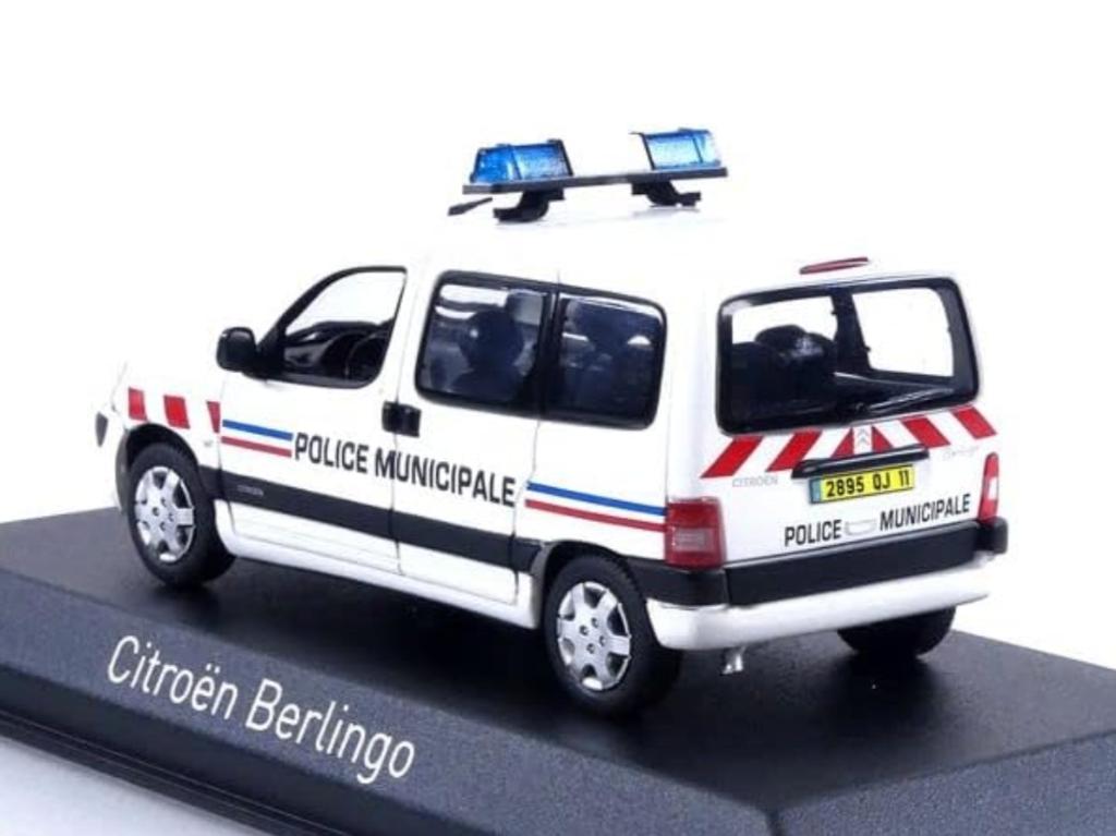 Citroen Berlingo 2004 Police Municipale 1:43 NOREV R. 155725, Verzenden, Nieuw, Auto, Norev