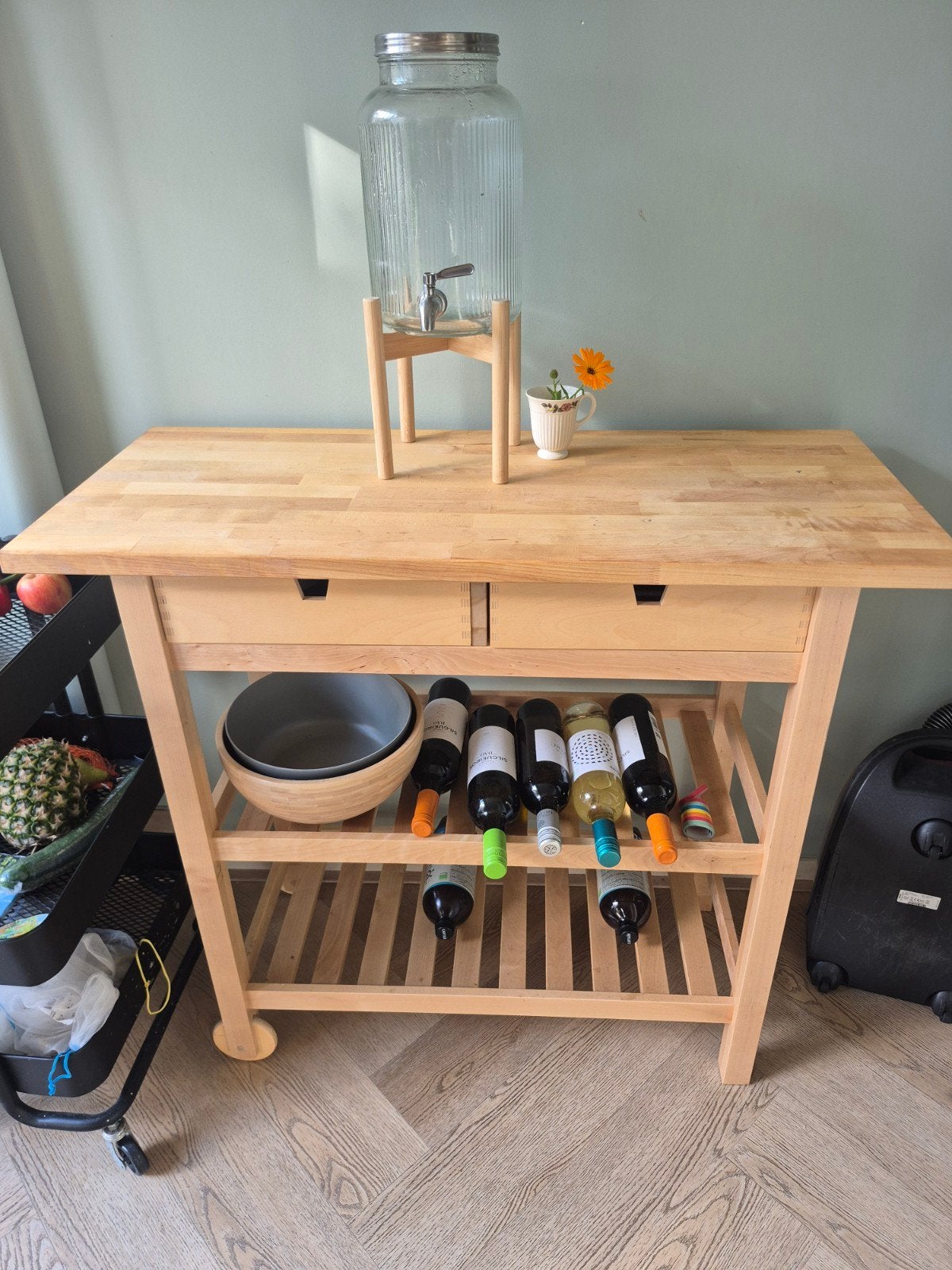 IKEA FÖRHÖJA keukentrolly, Gebruikt, Hout, IKEA, Keukentrolley