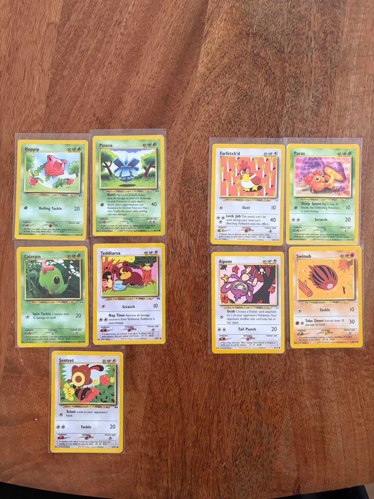 Neo Discovery & Neo Revelation pokemonkaarten 1995-2001, Ophalen of Verzenden, Gebruikt, Meerdere kaarten