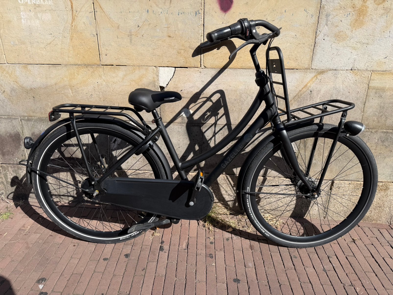 Gazelle puur nl dames fiets 46cm frame, Versnellingen, Ophalen of Verzenden, Zo goed als nieuw, Minder dan 47 cm