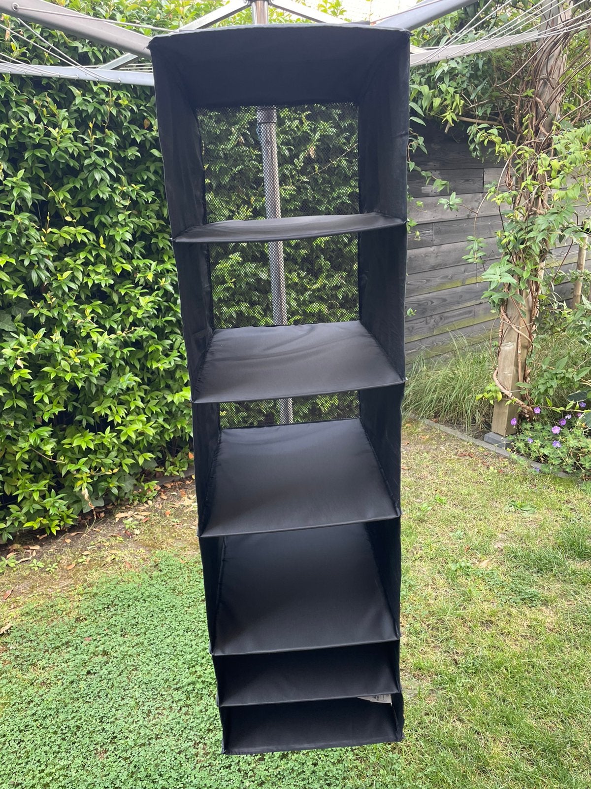 Ikea Skubb zwarte hangende kledingorganizer., Nieuw, Ophalen of Verzenden, Minder dan 100 cm, 25 tot 50 cm