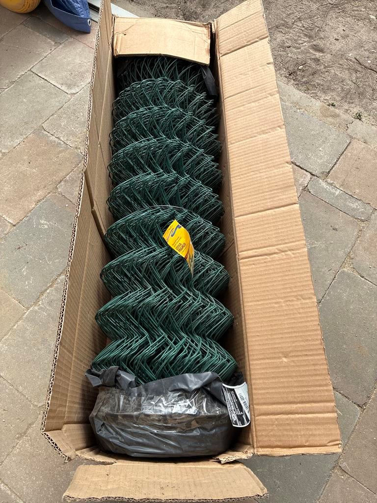 Nieuw Groen Gaashekwerk 100x25m, Ophalen of Verzenden, Nieuw, IJzer, Gaashekwerk