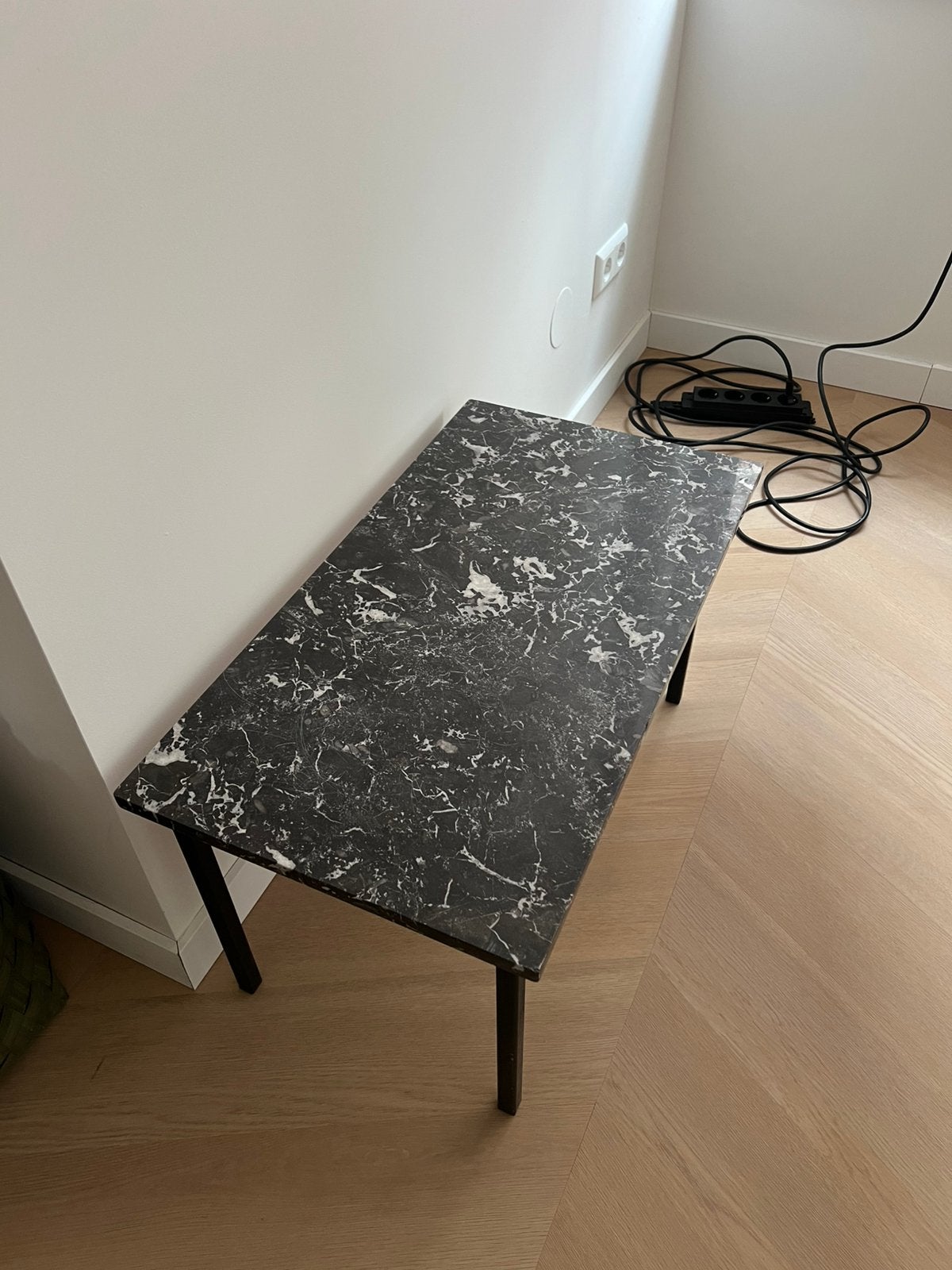 Marmeren salontafel / bijzettafel / coffee table marble, Ophalen, Overige materialen, 30 cm of meer, Gebruikt
