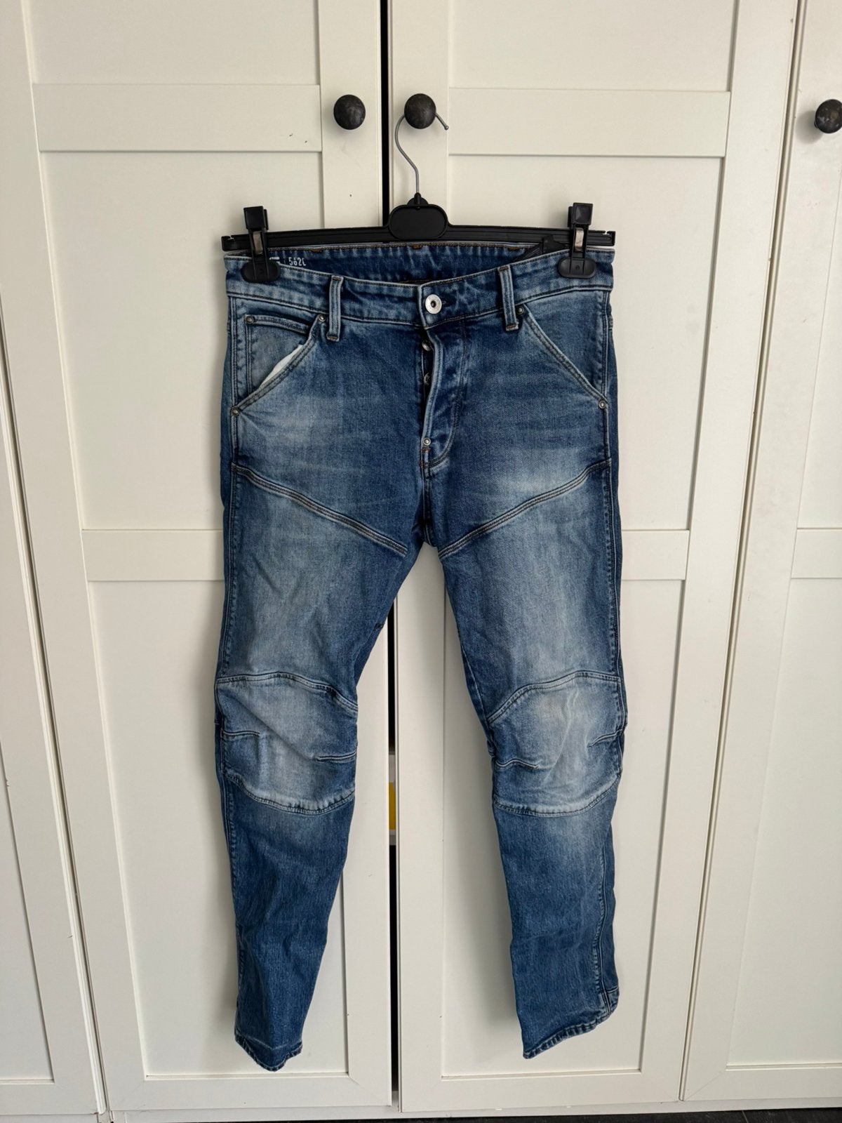 G-star raw broek 5620 3d slim jeans 29 30, Ophalen of Verzenden, Zo goed als nieuw, Blauw, W28 - W29 (confectie 36)