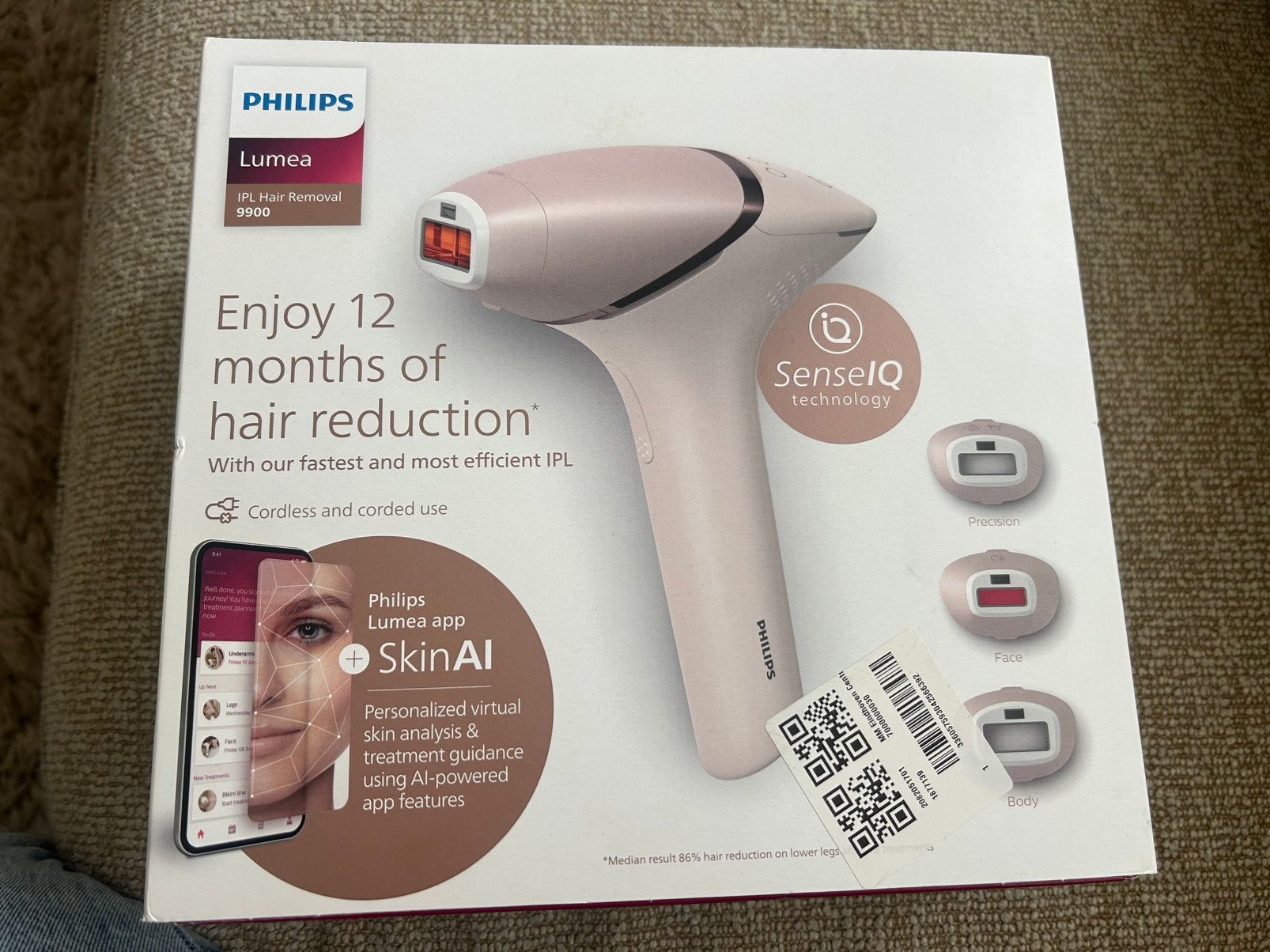 Philips Lumea IPL 9900, Ophalen of Verzenden, Zo goed als nieuw, Scheren en Epileren