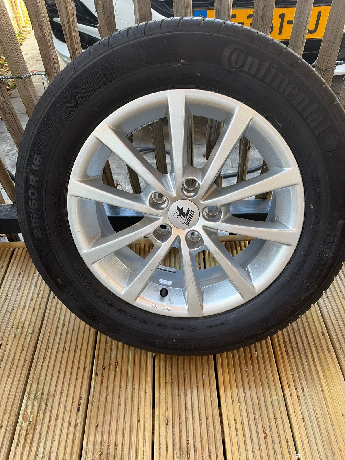 Reserve wiel met een Continental band met 16 inch, Ophalen of Verzenden, Gebruikt