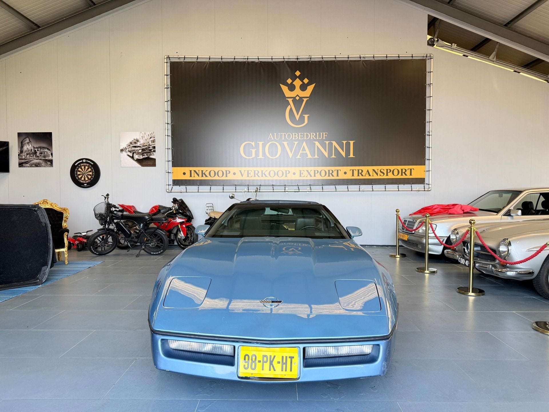 Chevrolet USA Corvette 5.7 Coupé Inj. targa inruil mogelijk, Auto's, Chevrolet, Automaat, Achterwielaandrijving, 8 cilinders, Blauw