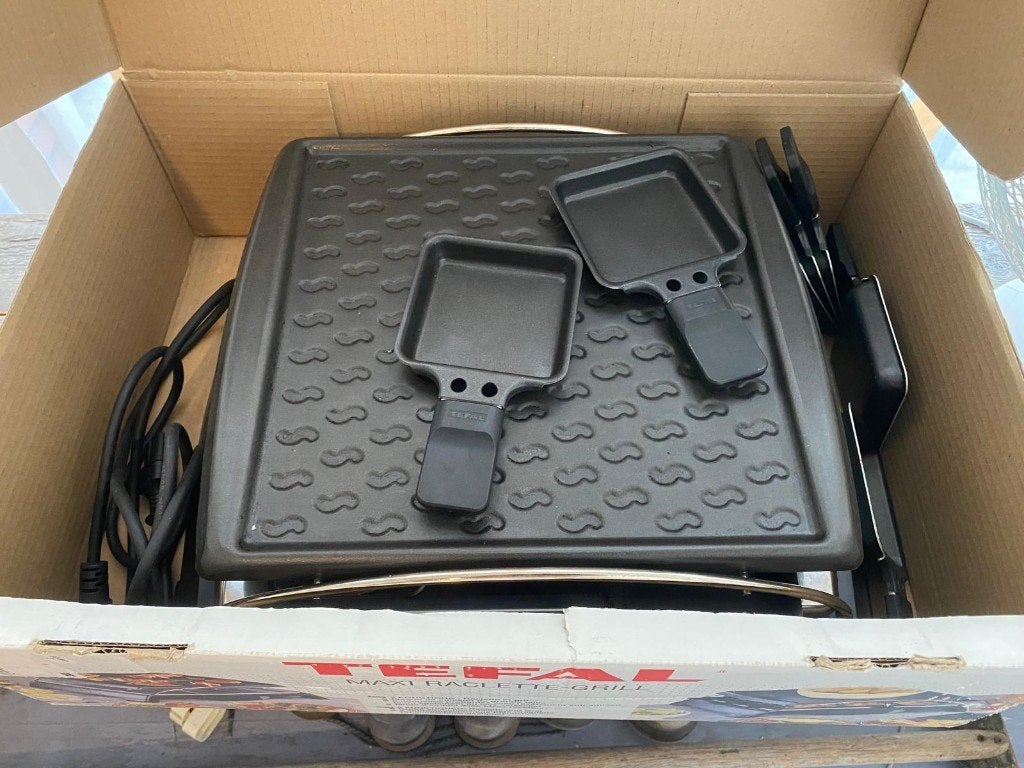 maxi raclette, Ophalen, Zo goed als nieuw, 8 personen of meer